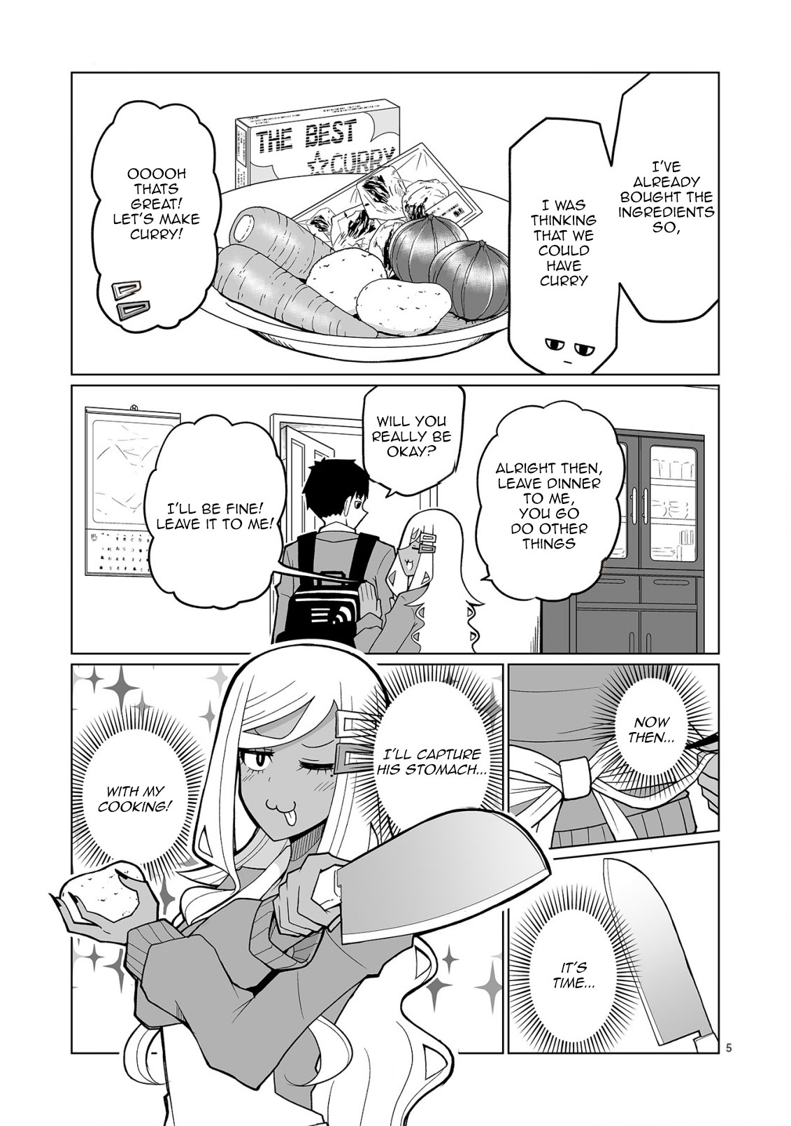 Tedama ni Toritai Kurokiya-san Chapter 31 page 5 - Chapter 31: I want to make curry