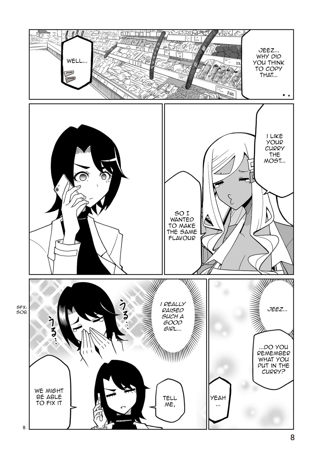 Tedama ni Toritai Kurokiya-san Chapter 31 page 8 - Chapter 31: I want to make curry