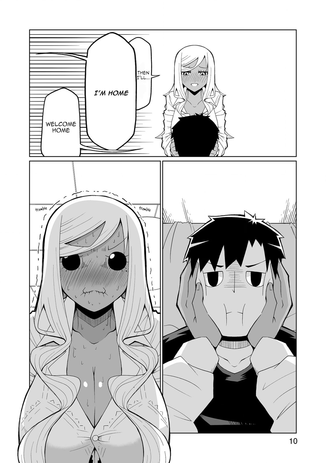 Tedama ni Toritai Kurokiya-san Chapter 32 page 10 - Chapter 32: I want to stay over