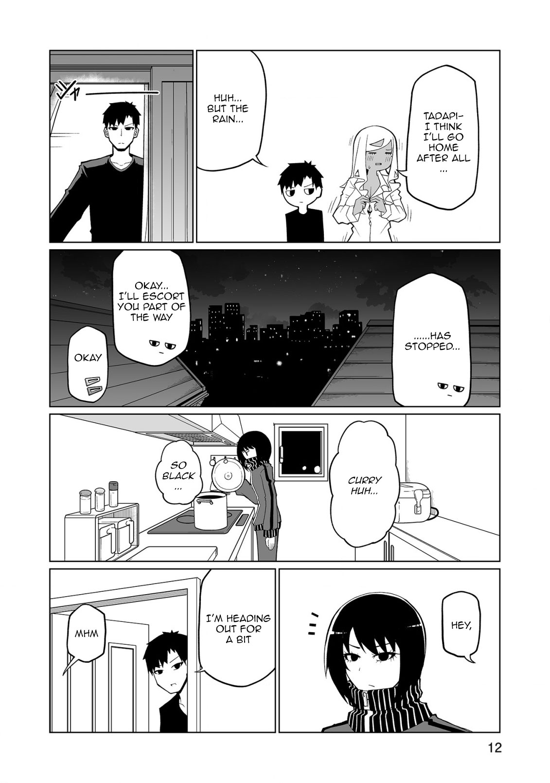 Tedama ni Toritai Kurokiya-san Chapter 32 page 12 - Chapter 32: I want to stay over