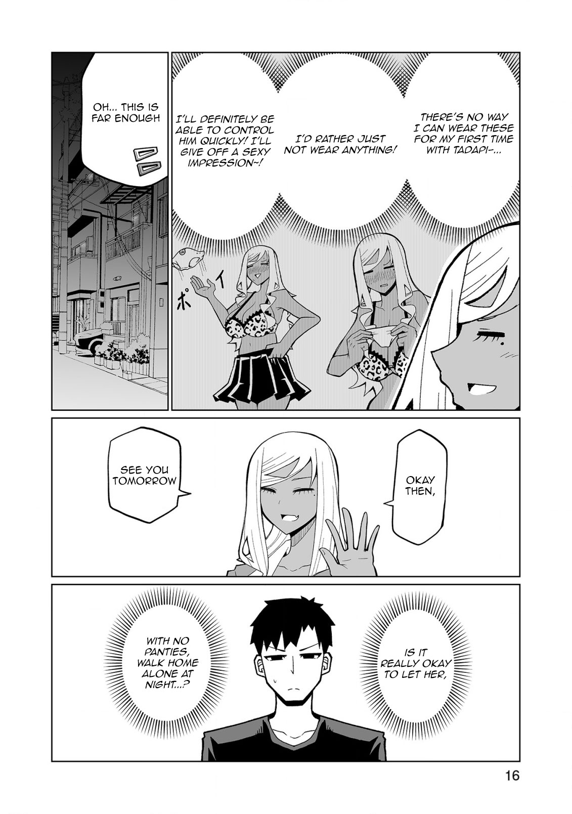 Tedama ni Toritai Kurokiya-san Chapter 32 page 16 - Chapter 32: I want to stay over