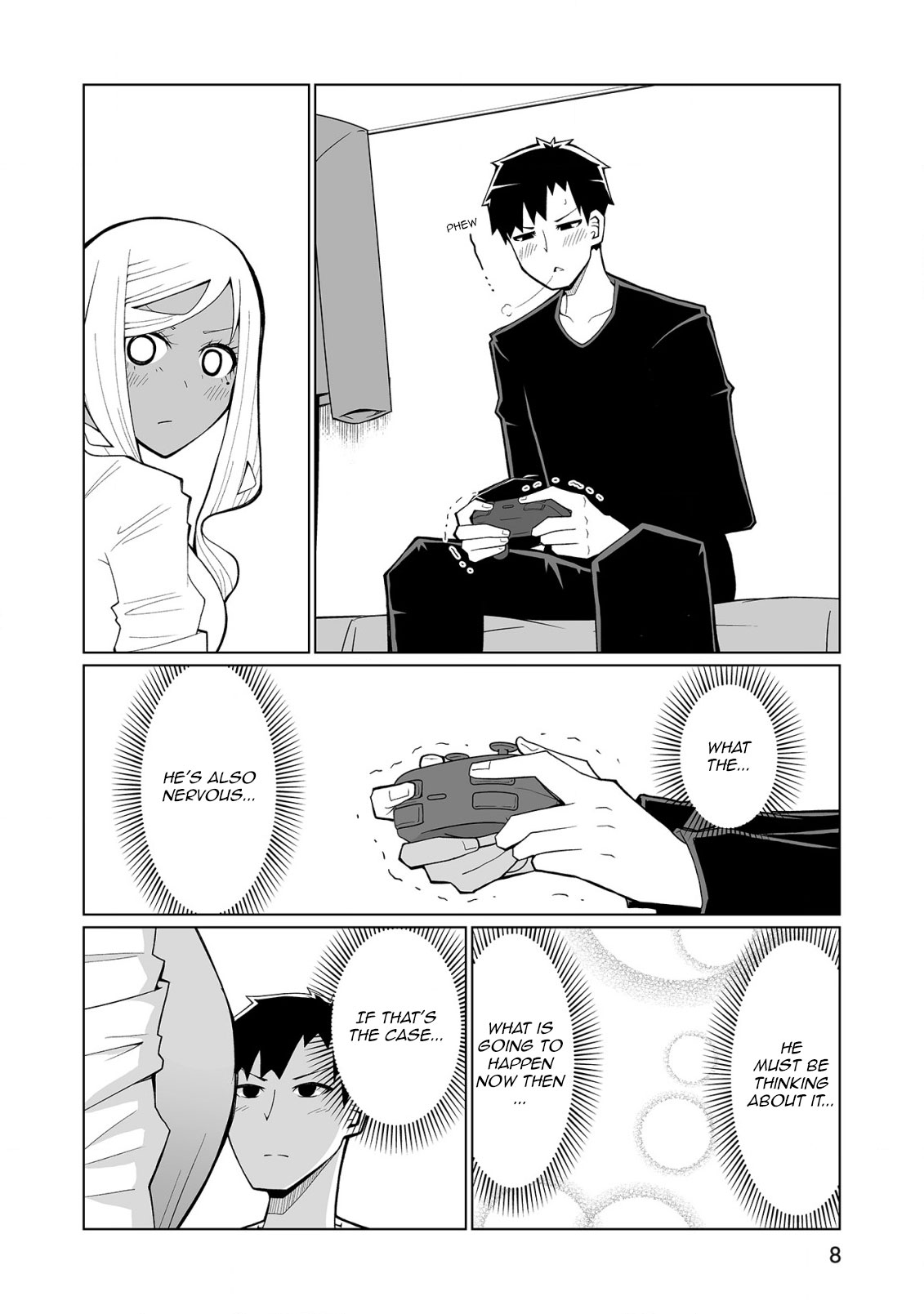 Tedama ni Toritai Kurokiya-san Chapter 32 page 8 - Chapter 32: I want to stay over