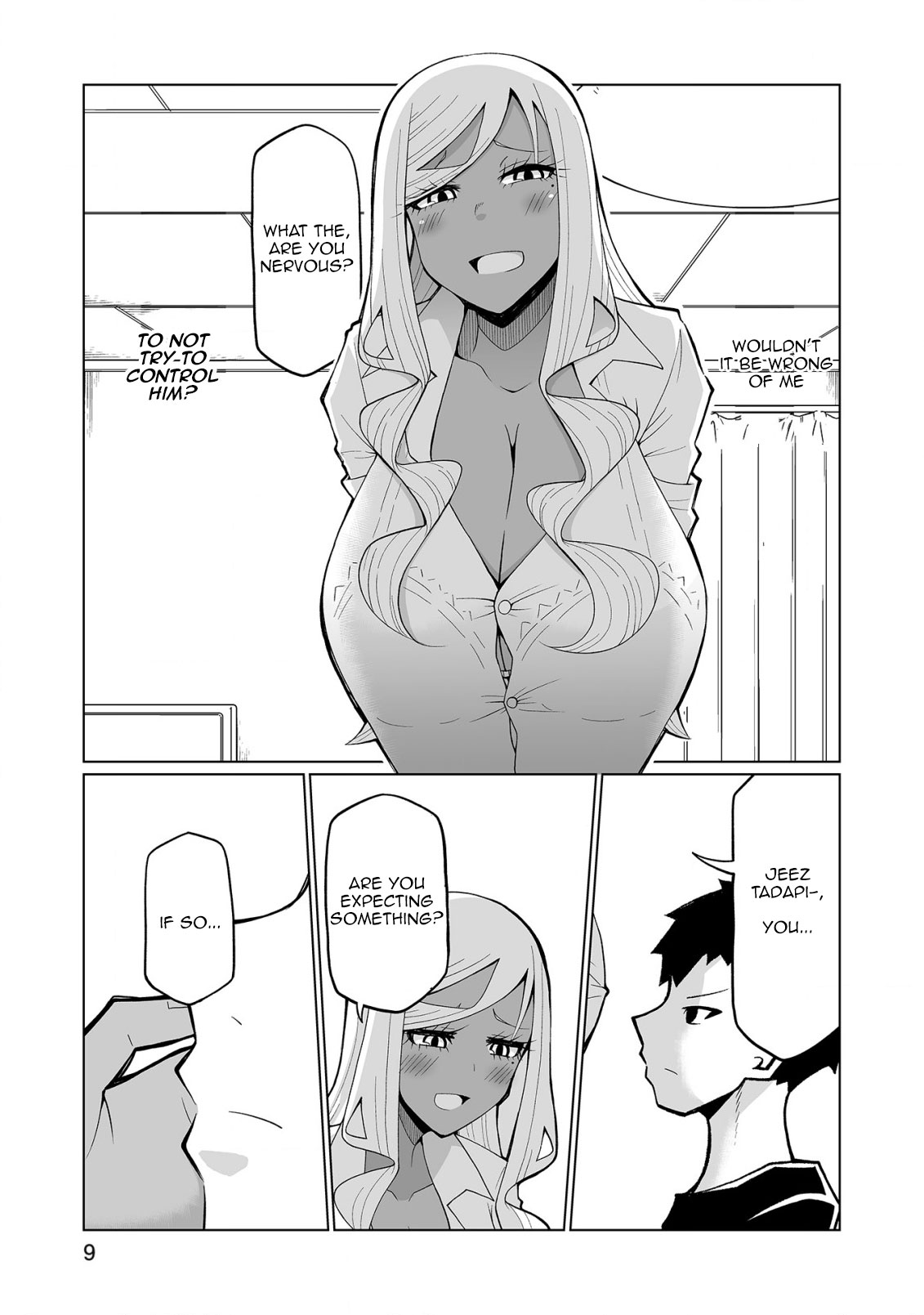 Tedama ni Toritai Kurokiya-san Chapter 32 page 9 - Chapter 32: I want to stay over