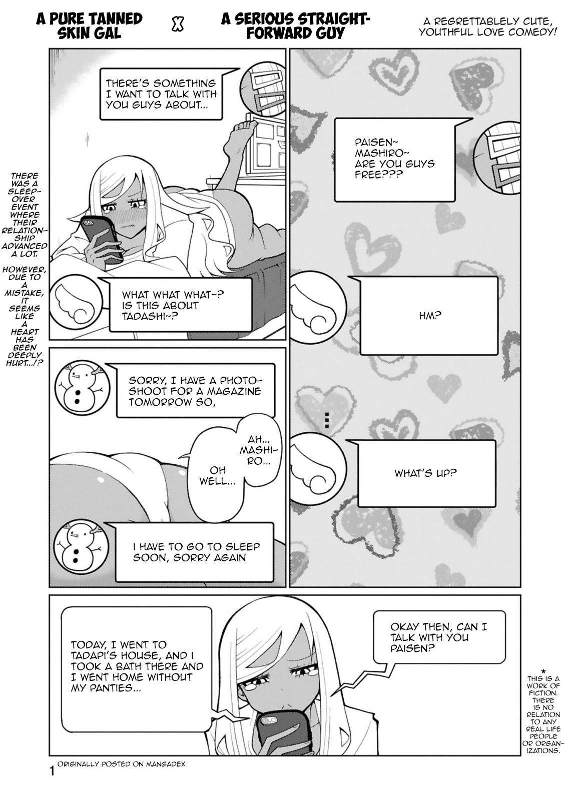 Tedama ni Toritai Kurokiya-san Chapter 33 page 1 - Chapter 33: I want you to look at me