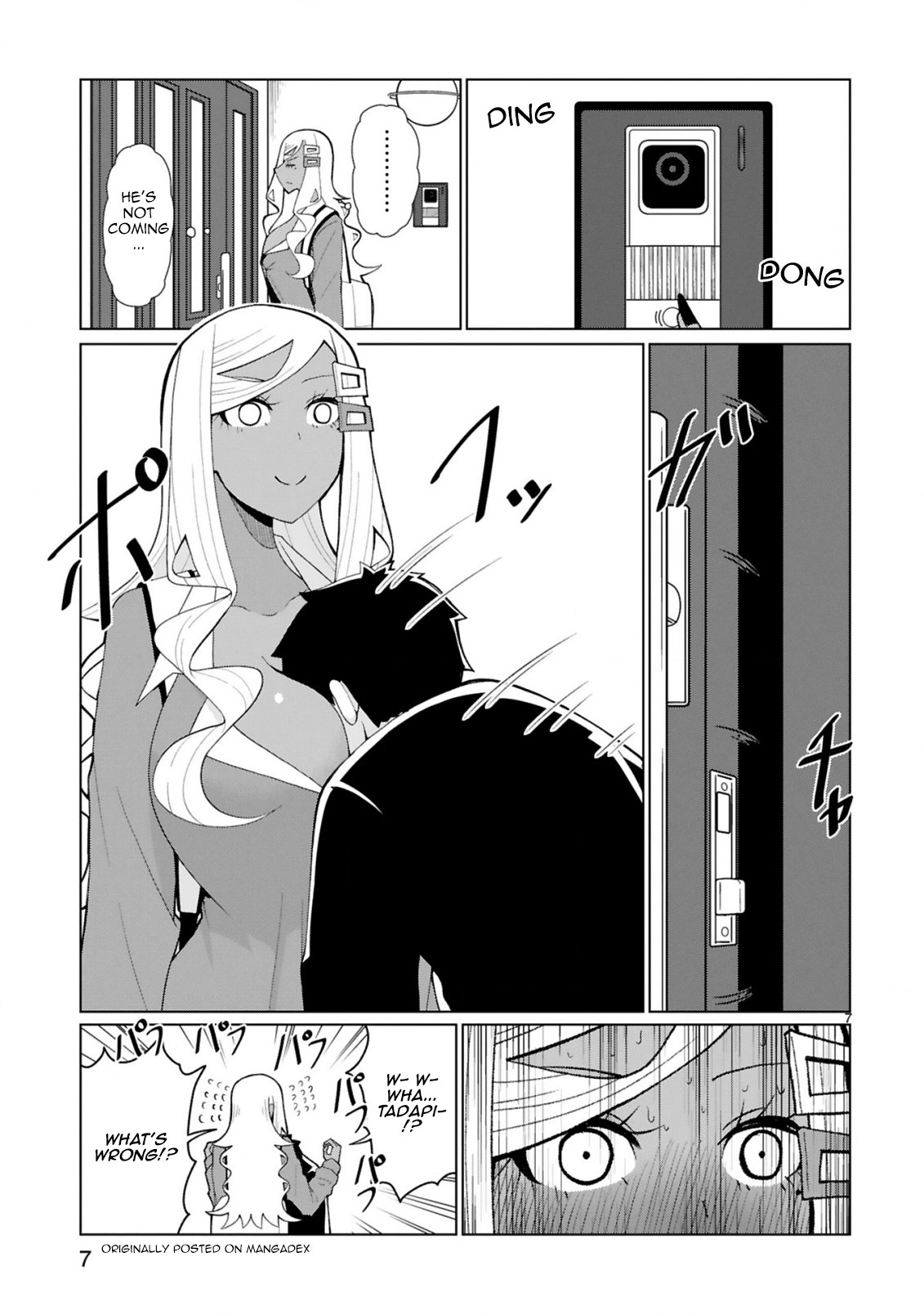 Tedama ni Toritai Kurokiya-san Chapter 35 page 7 - Chapter 35: I want to visit you when you're sick