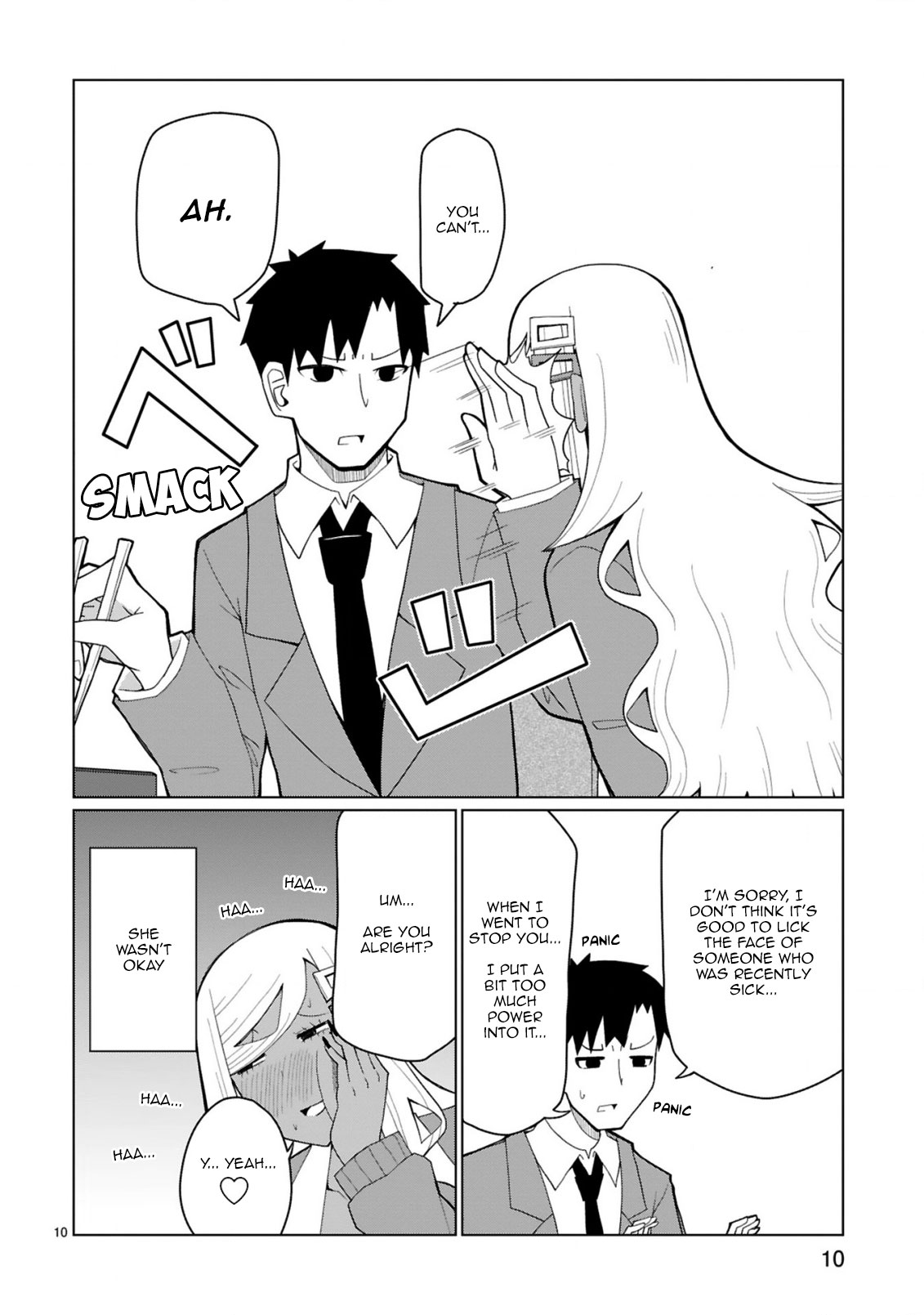 Tedama ni Toritai Kurokiya-san Chapter 36 page 10 - Chapter 36: I want to make him say it again