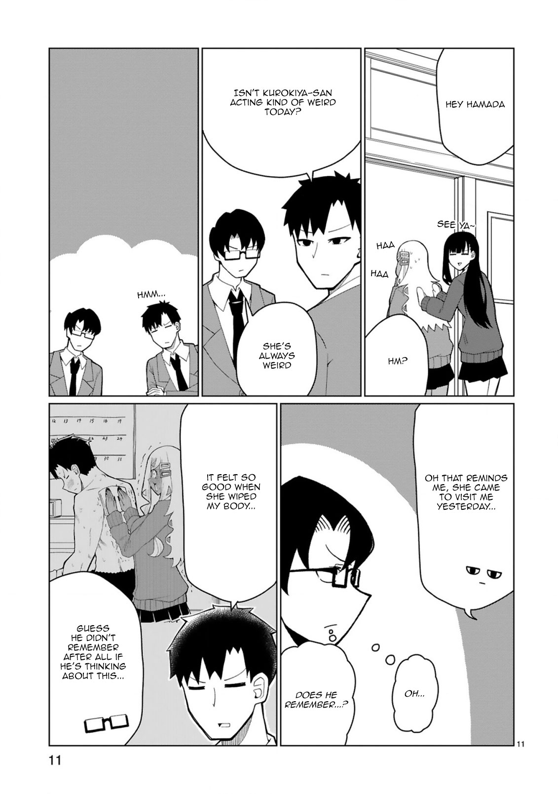 Tedama ni Toritai Kurokiya-san Chapter 36 page 11 - Chapter 36: I want to make him say it again