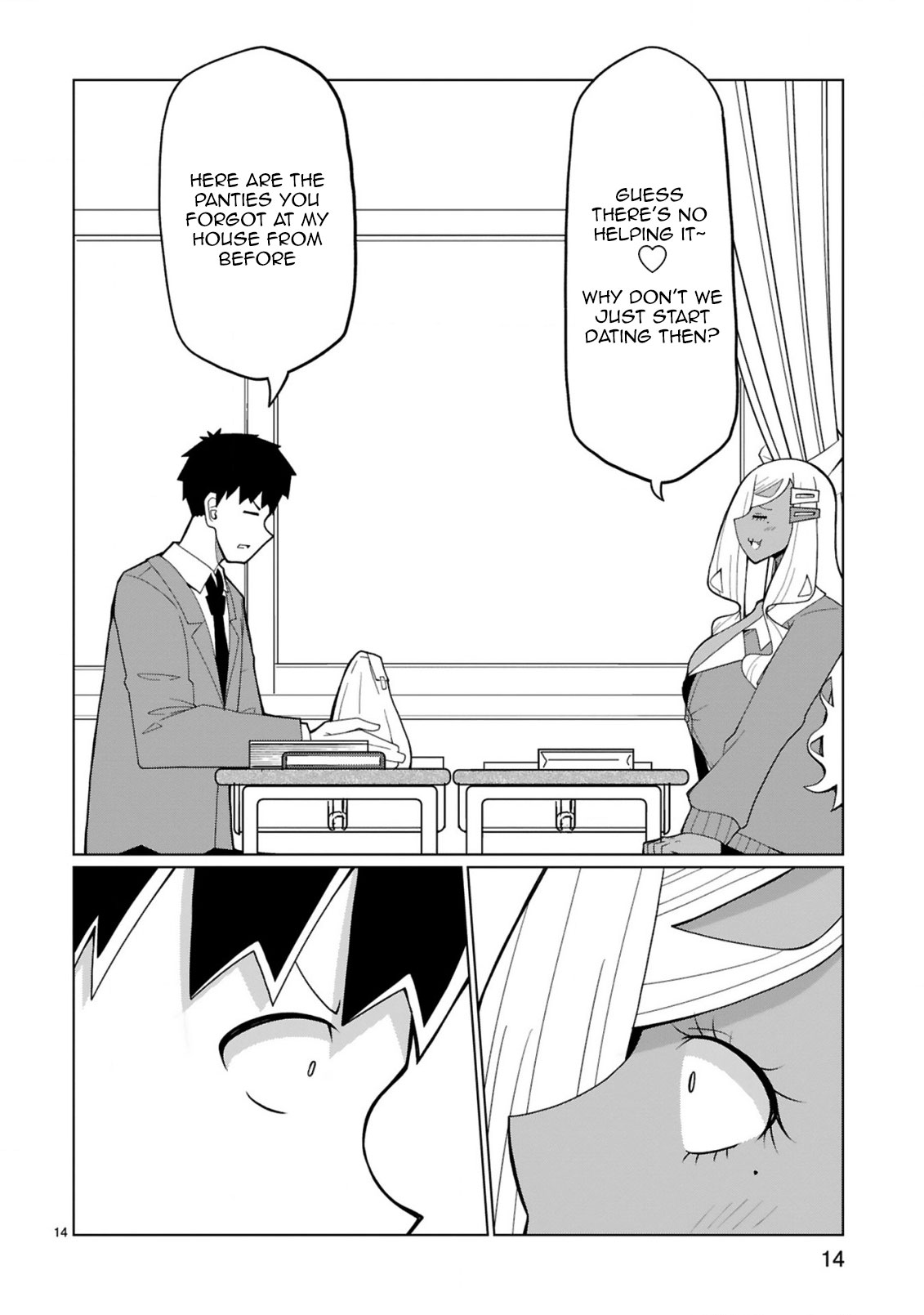 Tedama ni Toritai Kurokiya-san Chapter 36 page 14 - Chapter 36: I want to make him say it again