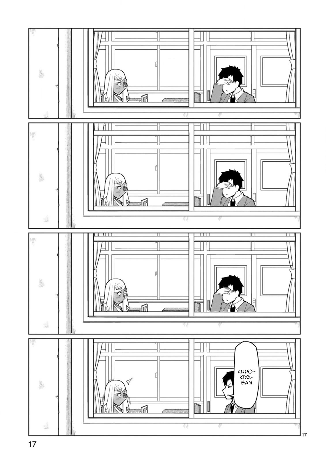 Tedama ni Toritai Kurokiya-san Chapter 36 page 17 - Chapter 36: I want to make him say it again