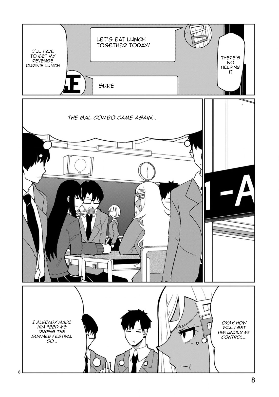 Tedama ni Toritai Kurokiya-san Chapter 36 page 8 - Chapter 36: I want to make him say it again