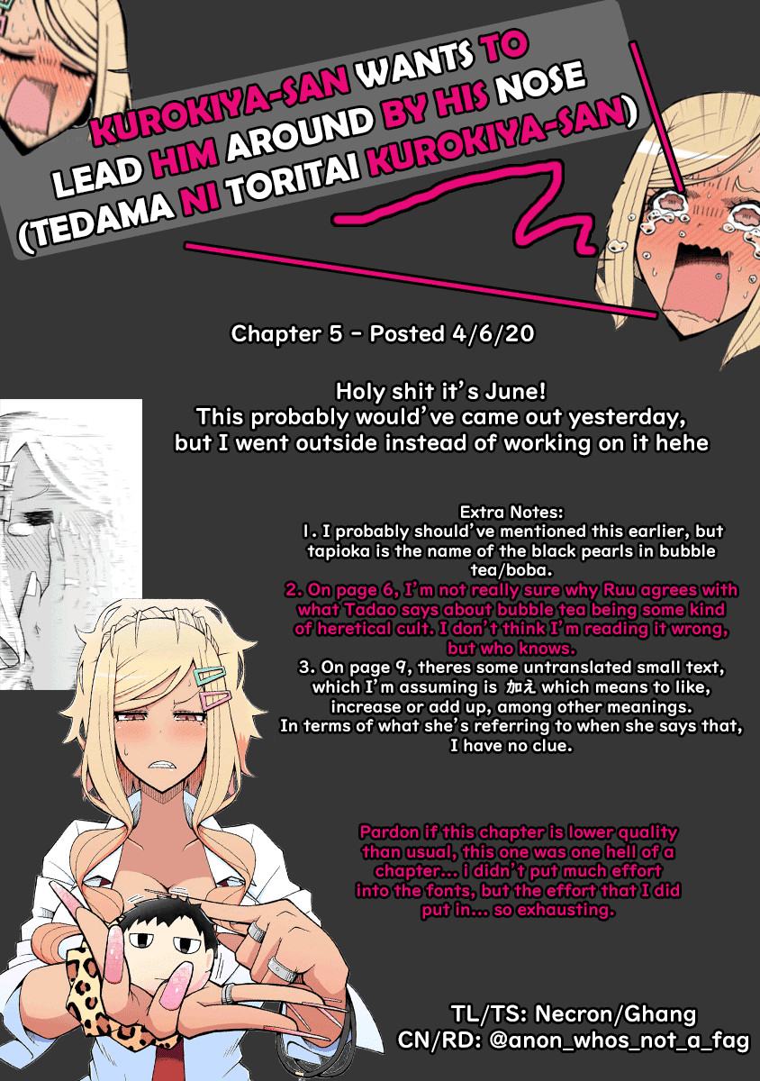 Tedama ni Toritai Kurokiya-san Chapter 5 page 19 - Chapter 5: I want to get Tapioka