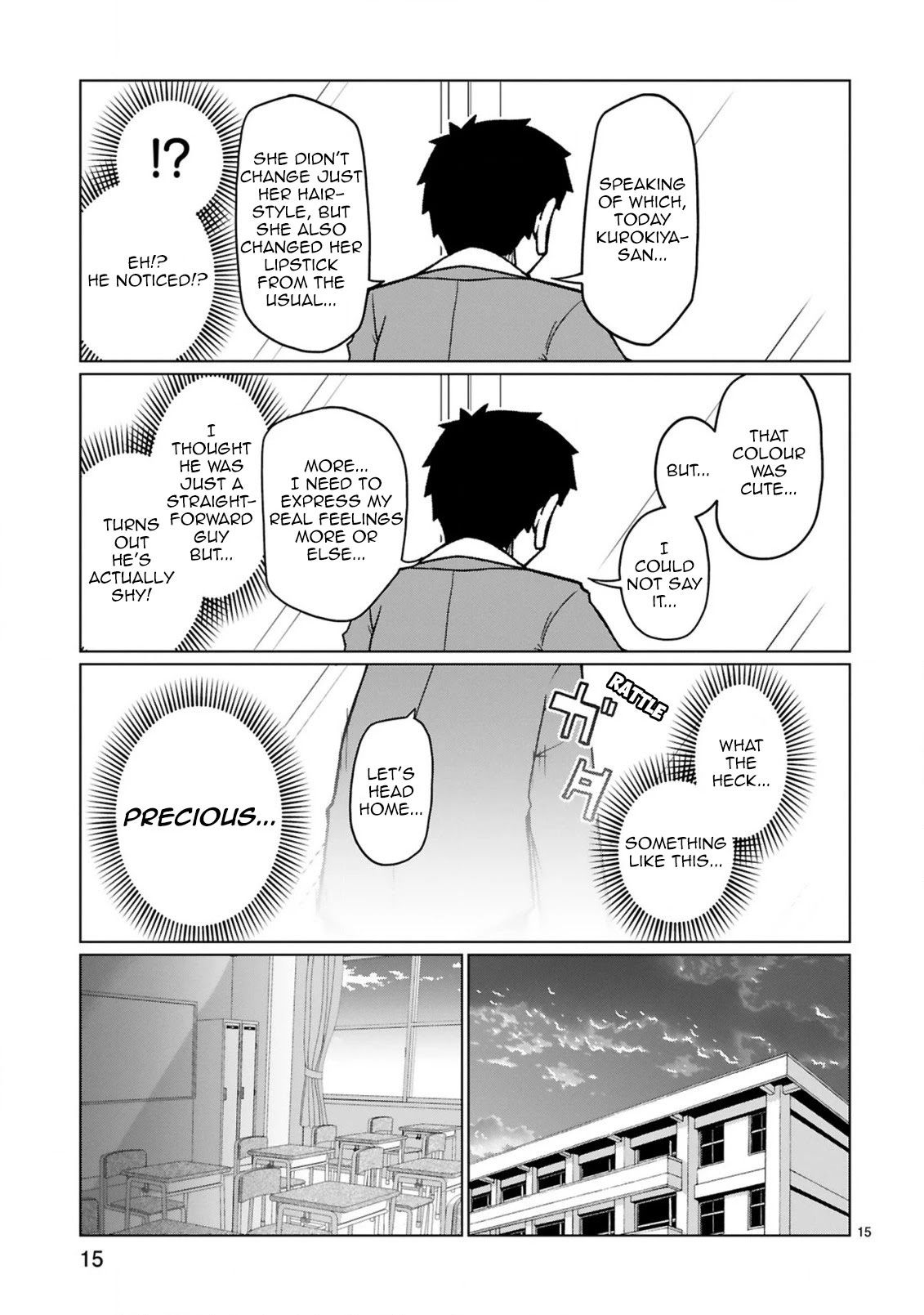 Tedama ni Toritai Kurokiya-san Chapter 6 page 15 - Chapter 6: I want to become a wall to support the ship I'm watching over.