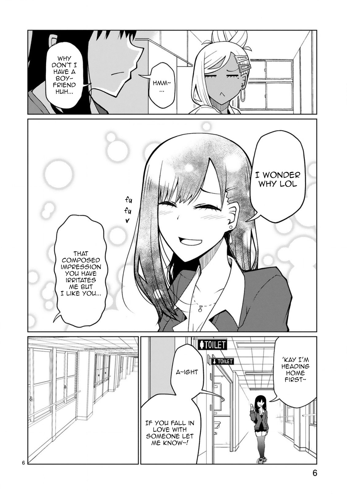 Tedama ni Toritai Kurokiya-san Chapter 6 page 6 - Chapter 6: I want to become a wall to support the ship I'm watching over.