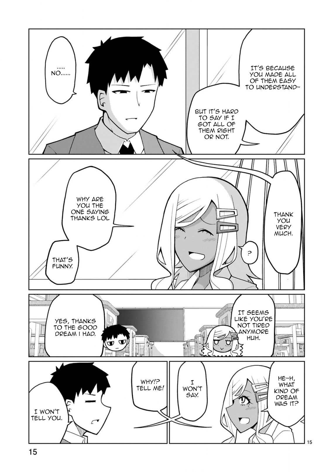 Tedama ni Toritai Kurokiya-san Chapter 7 page 15 - Chapter 7: I want to sleep