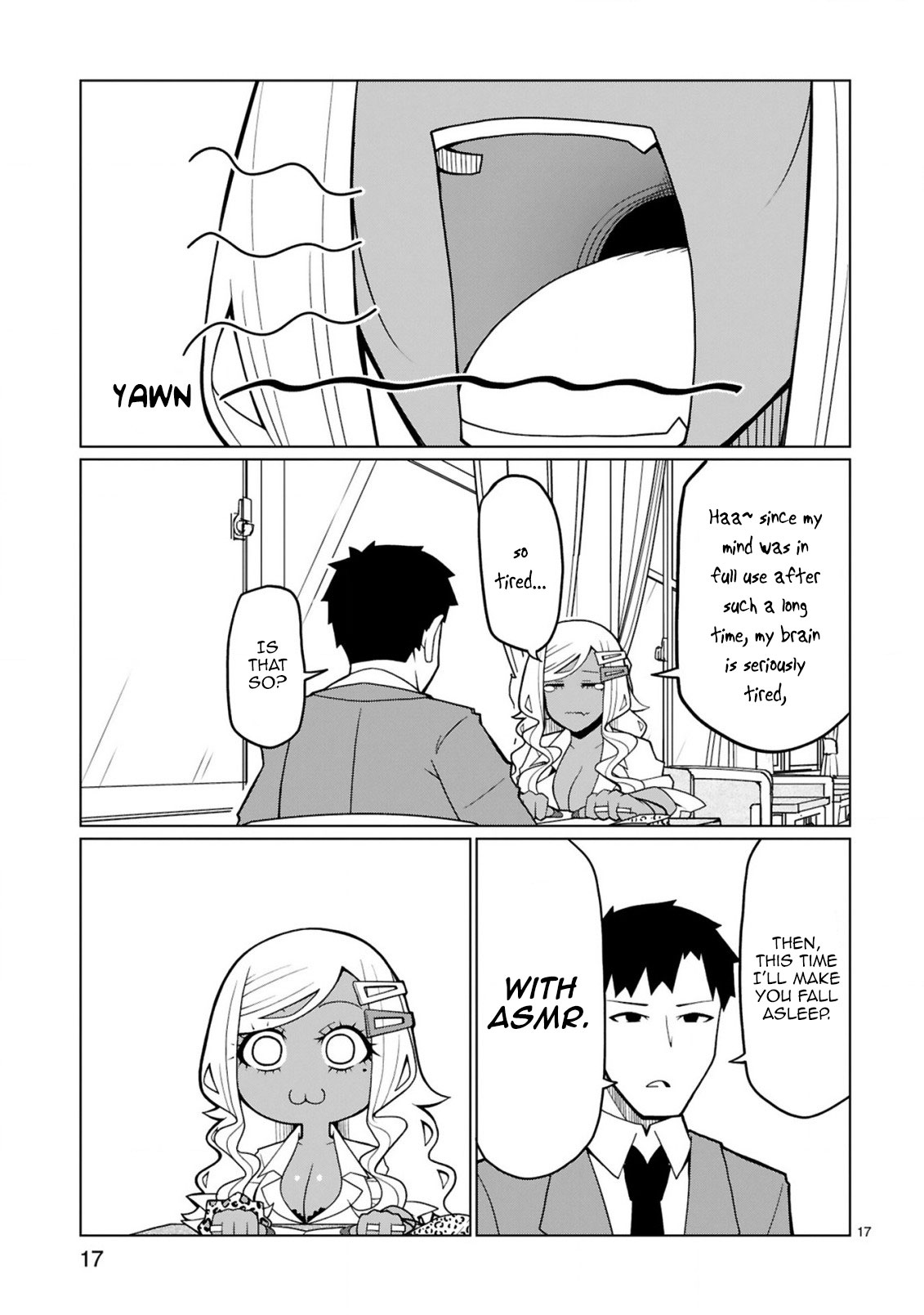 Tedama ni Toritai Kurokiya-san Chapter 7 page 17 - Chapter 7: I want to sleep