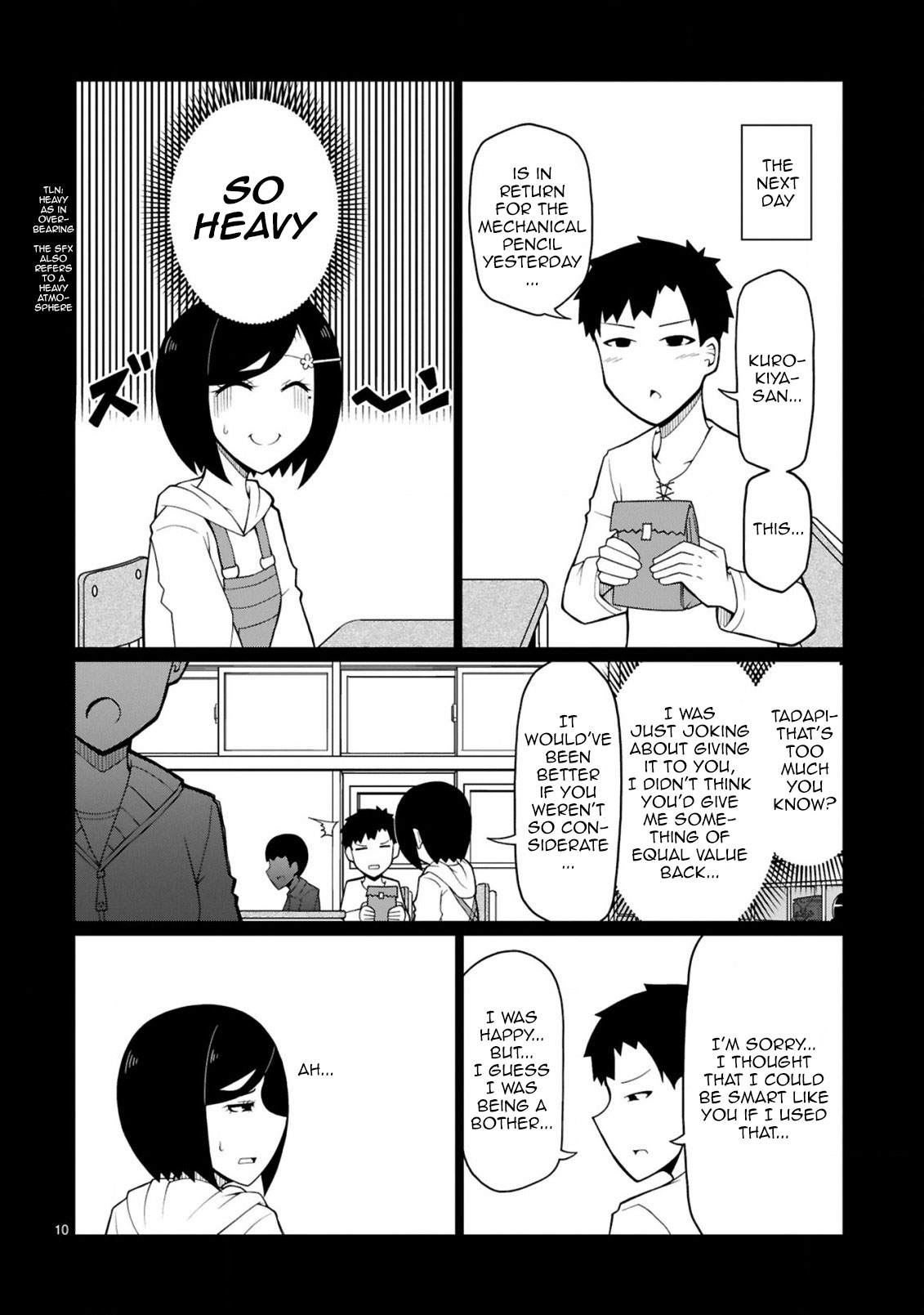 Tedama ni Toritai Kurokiya-san Chapter 8 page 10 - Chapter 8: I said it