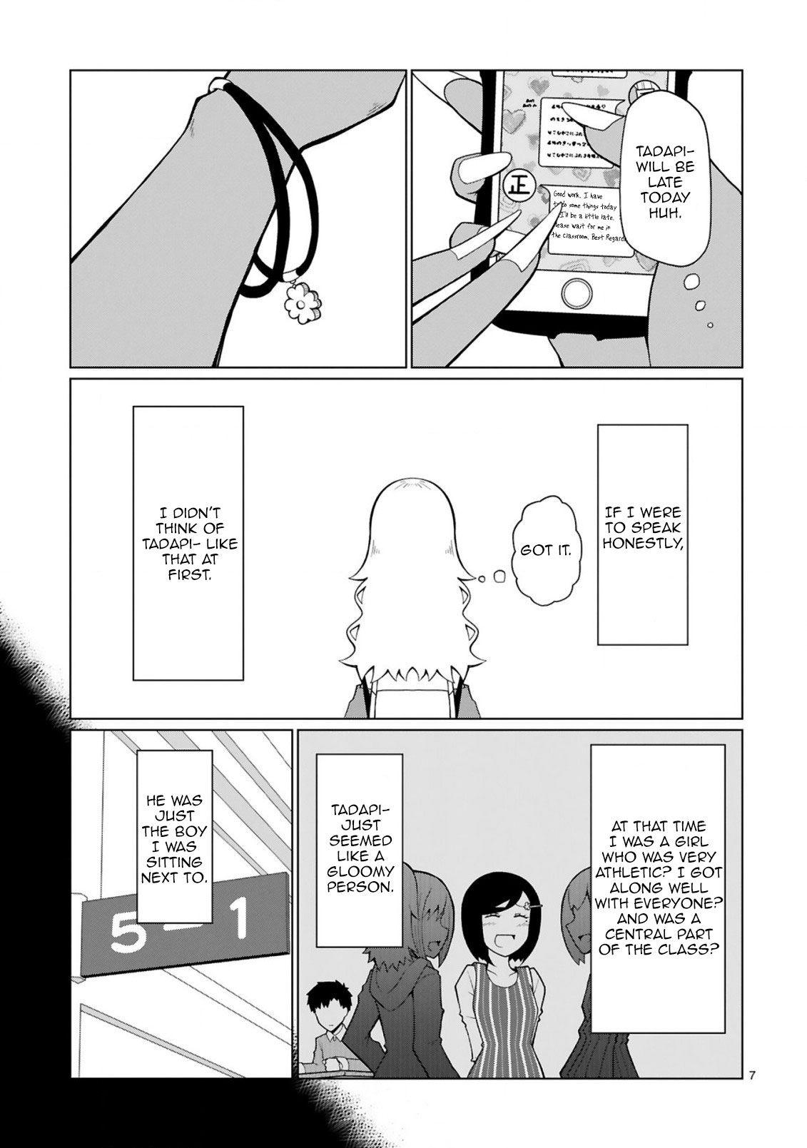 Tedama ni Toritai Kurokiya-san Chapter 8 page 7 - Chapter 8: I said it