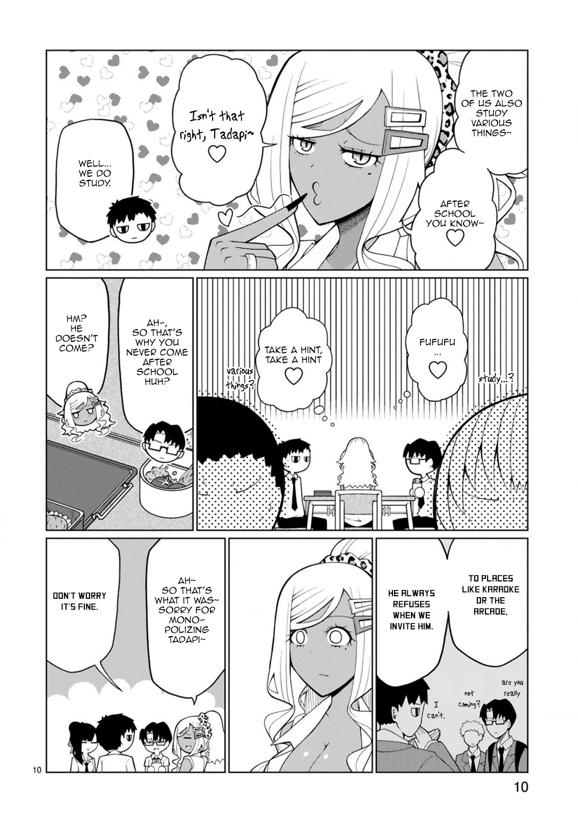 Tedama ni Toritai Kurokiya-san Chapter 9 page 10 - Chapter 9: I want to hint at it