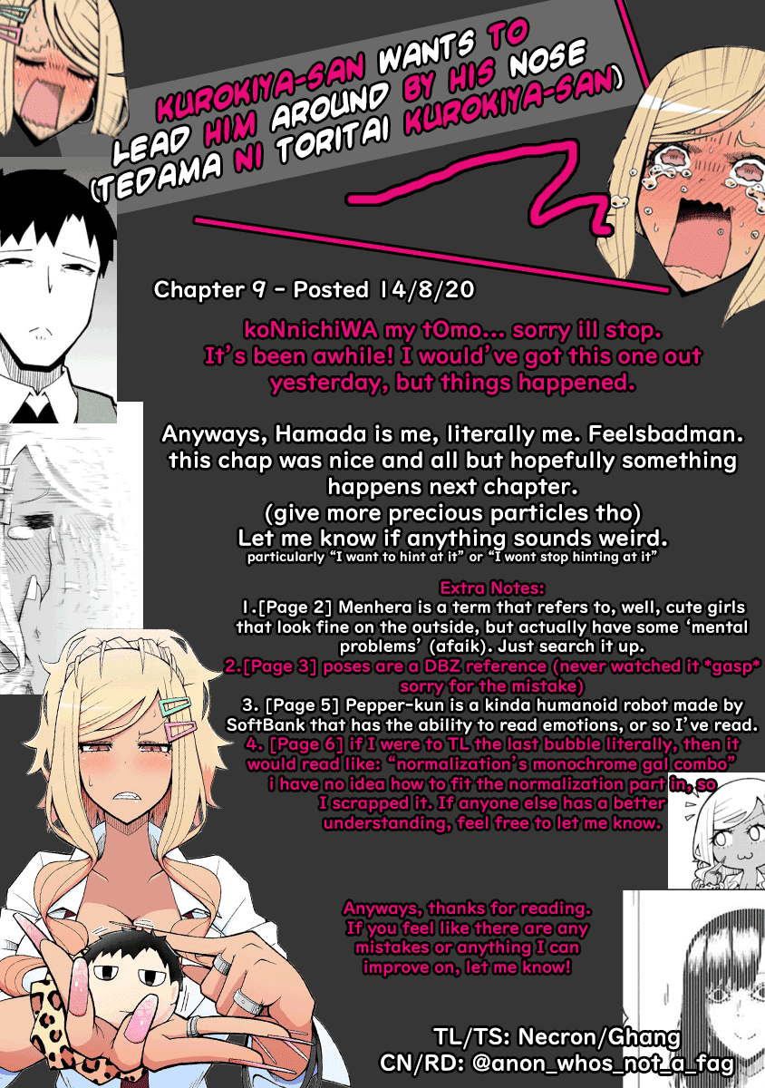 Tedama ni Toritai Kurokiya-san Chapter 9 page 19 - Chapter 9: I want to hint at it