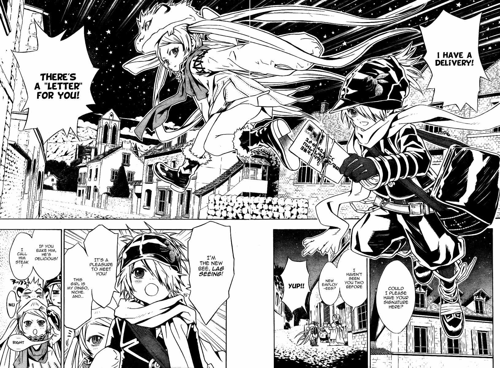 Tegami Bachi Chapter 0 page 5 - Chapter 0: vol.0: Oneshot - Letter Bee and Dingo