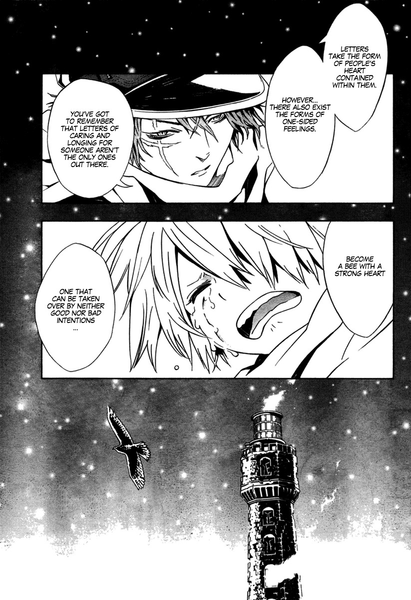Tegami Bachi Chapter 20 page 38 - Chapter 20 : Lighthouse of Illusions in the Wilderness