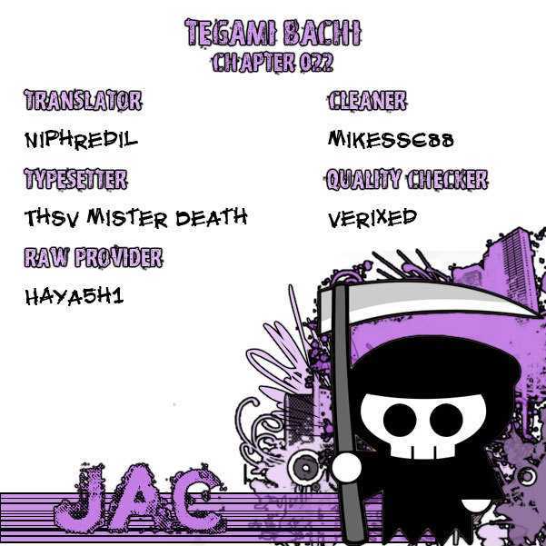 Tegami Bachi Chapter 22 page 38 - Chapter 22 : Film Noir