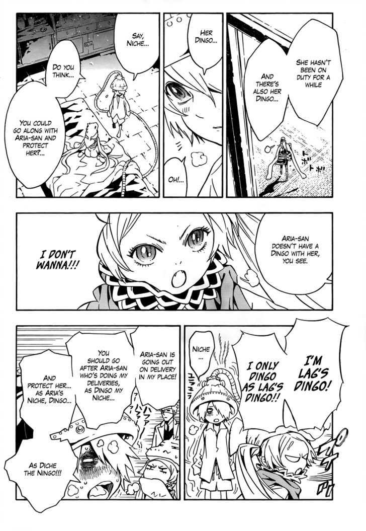 Tegami Bachi Chapter 35 page 23 - Chapter 35 : Aria and the Airship
