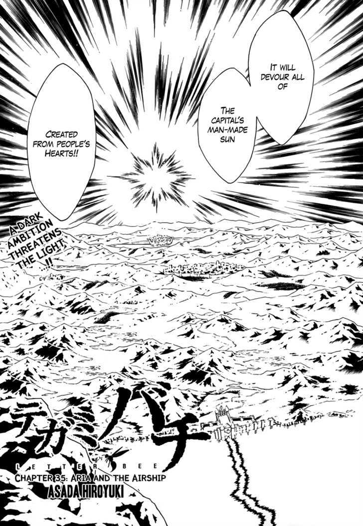 Tegami Bachi Chapter 35 page 6 - Chapter 35 : Aria and the Airship
