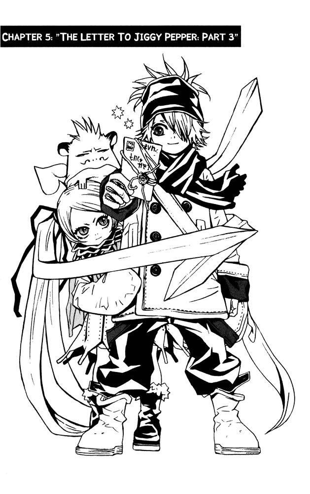 Tegami Bachi Chapter 5 page 1 - Chapter 5 : The Letter to Jiggy Pepper, Part Three