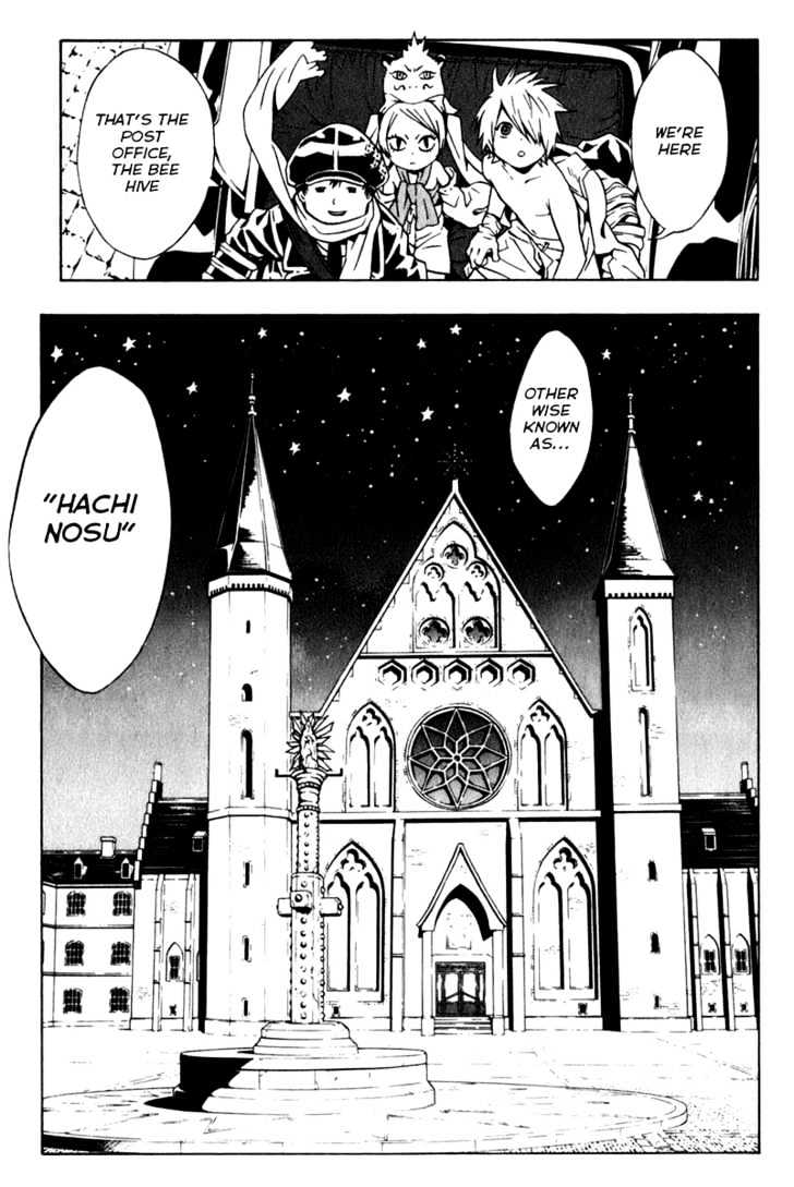 Tegami Bachi Chapter 6 page 18 - Chapter 6 : Yuusari Central, Nocturne 13, Bee Hive Post Office
