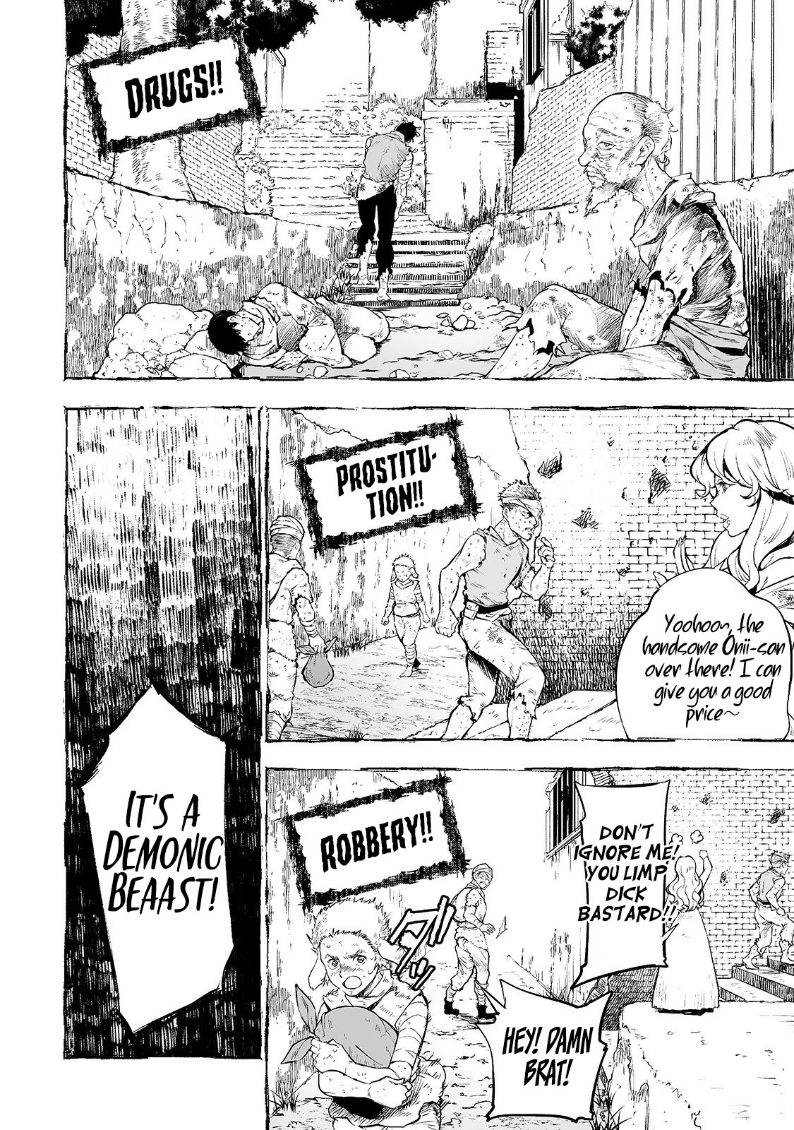 Teihen Ryoushu No Kanchigai Eiyuutan Chapter 1 page 6 - Chapter 1: Let's Get on The Thugs’ Good Side!