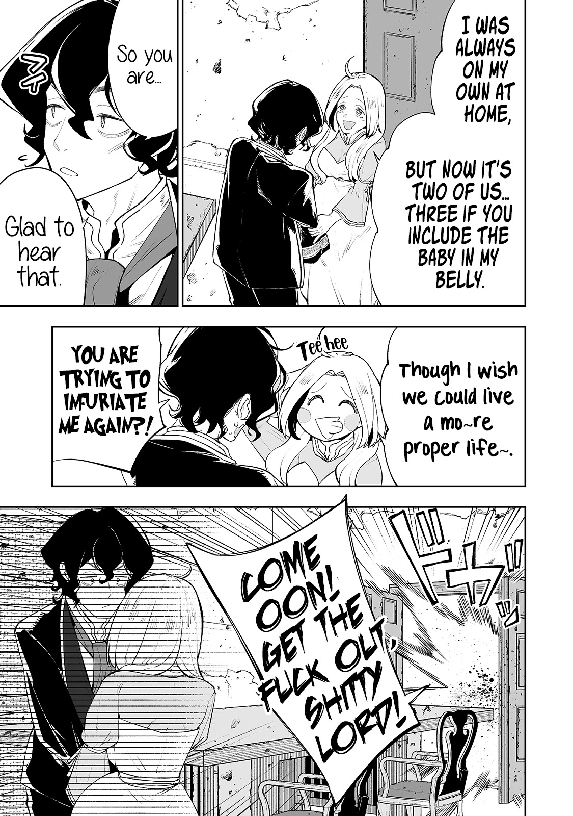 Teihen Ryoushu No Kanchigai Eiyuutan Chapter 22 page 10 - Chapter 22: Let’s give birth to Rize-kun!