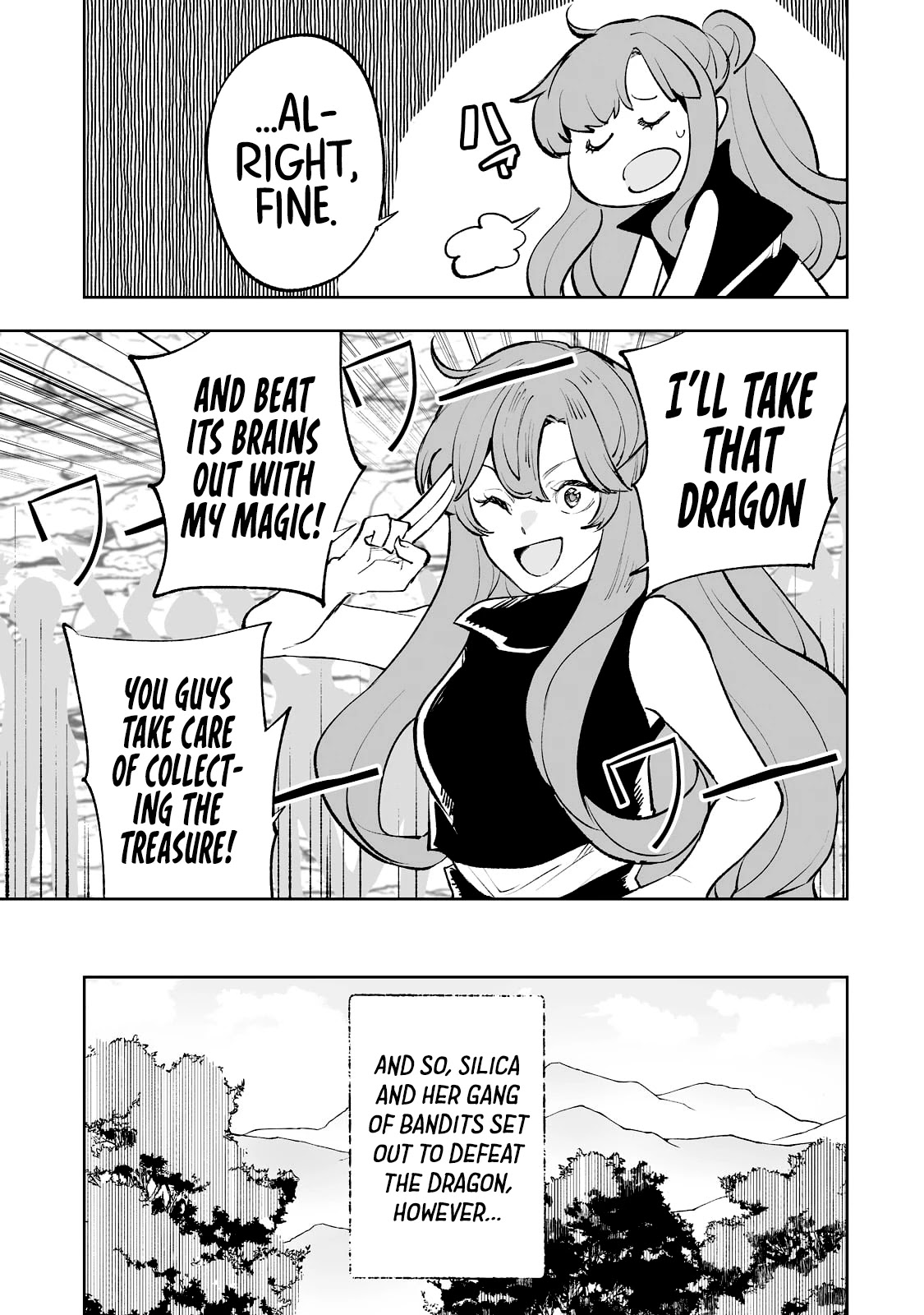 Teihen Ryoushu No Kanchigai Eiyuutan Chapter 35 page 11 - Chapter 35: Silica-chan challenges a dragon!
