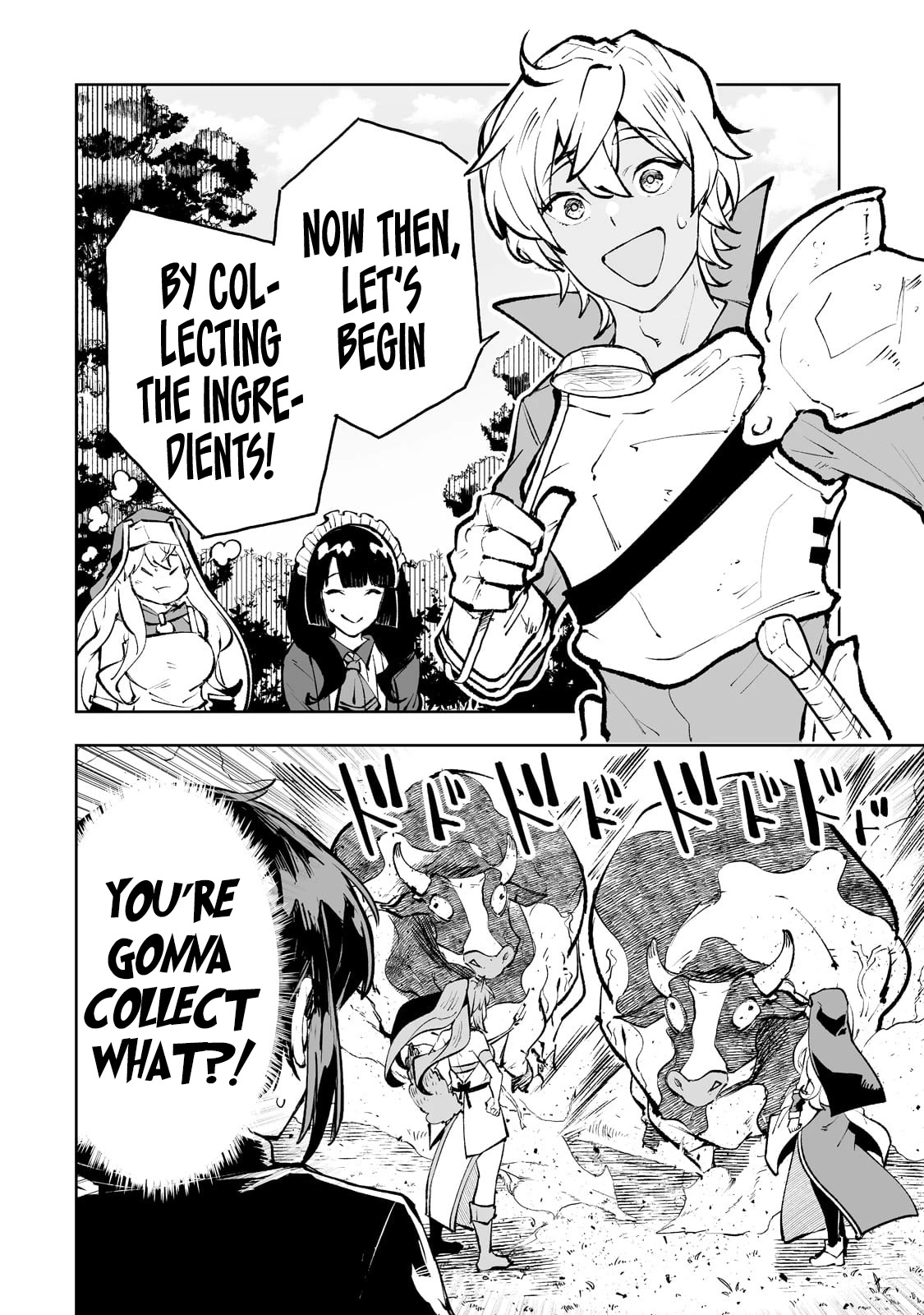 Teihen Ryoushu No Kanchigai Eiyuutan Chapter 47 page 13 - Chapter 47: Lovey-dovey Cooking!