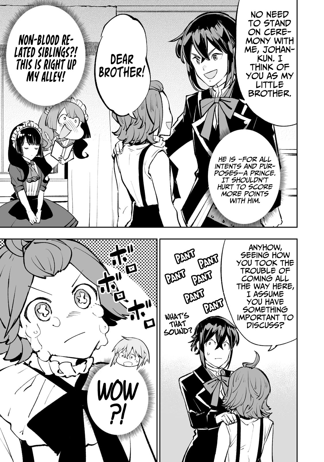 Teihen Ryoushu No Kanchigai Eiyuutan Chapter 48 page 4 - Chapter 48: My Big-boobed Father and Me.