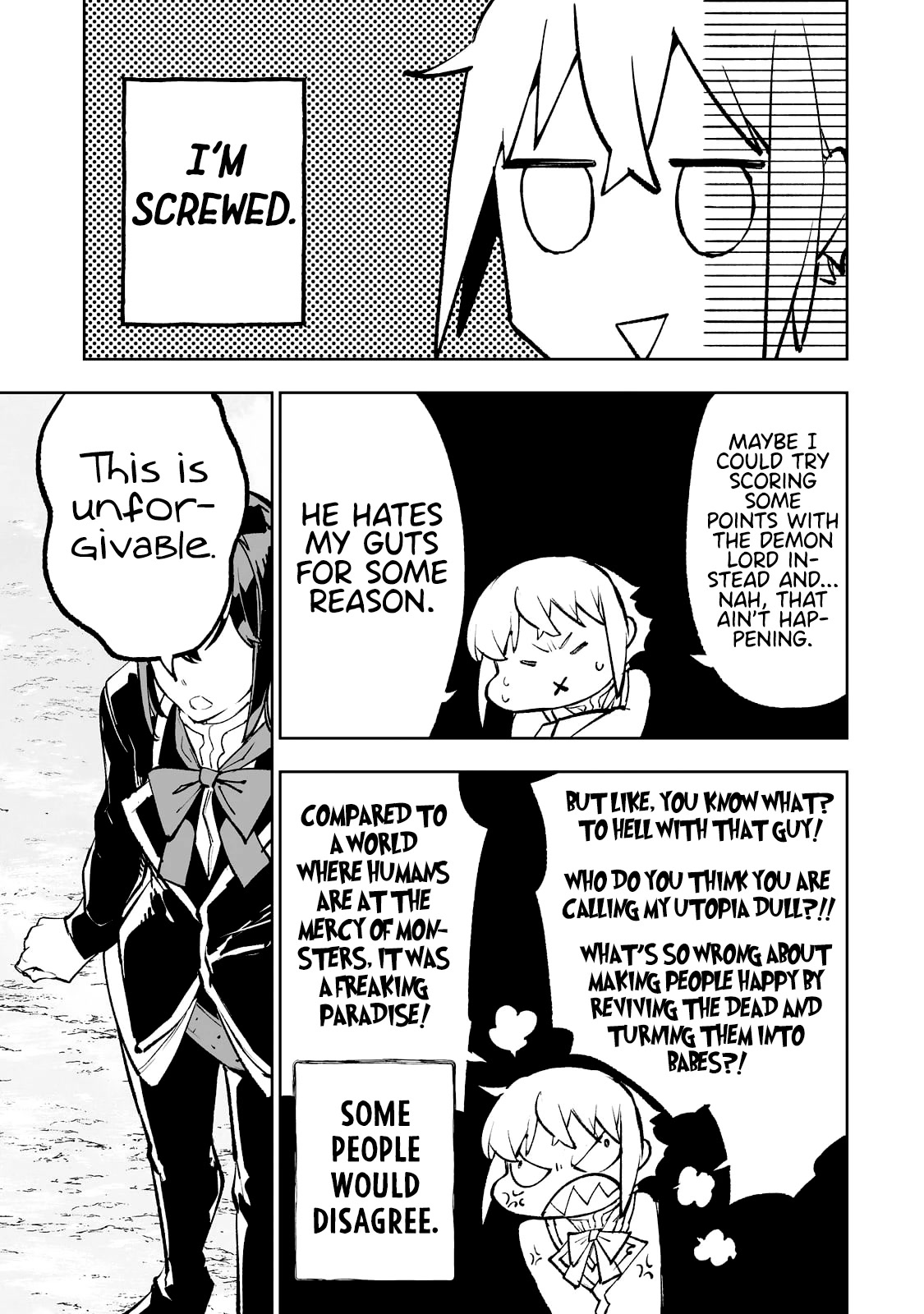 Teihen Ryoushu No Kanchigai Eiyuutan Chapter 51 page 14 - Chapter 51: Rize-kun is alive! (What a shame!)