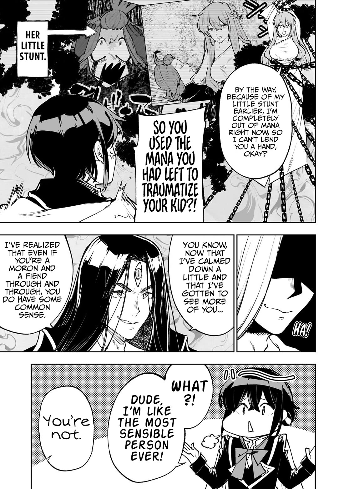 Teihen Ryoushu No Kanchigai Eiyuutan Chapter 69 page 22 - Chapter 69: The Final Battle: Evil vs. Self-righteousness! Part 1