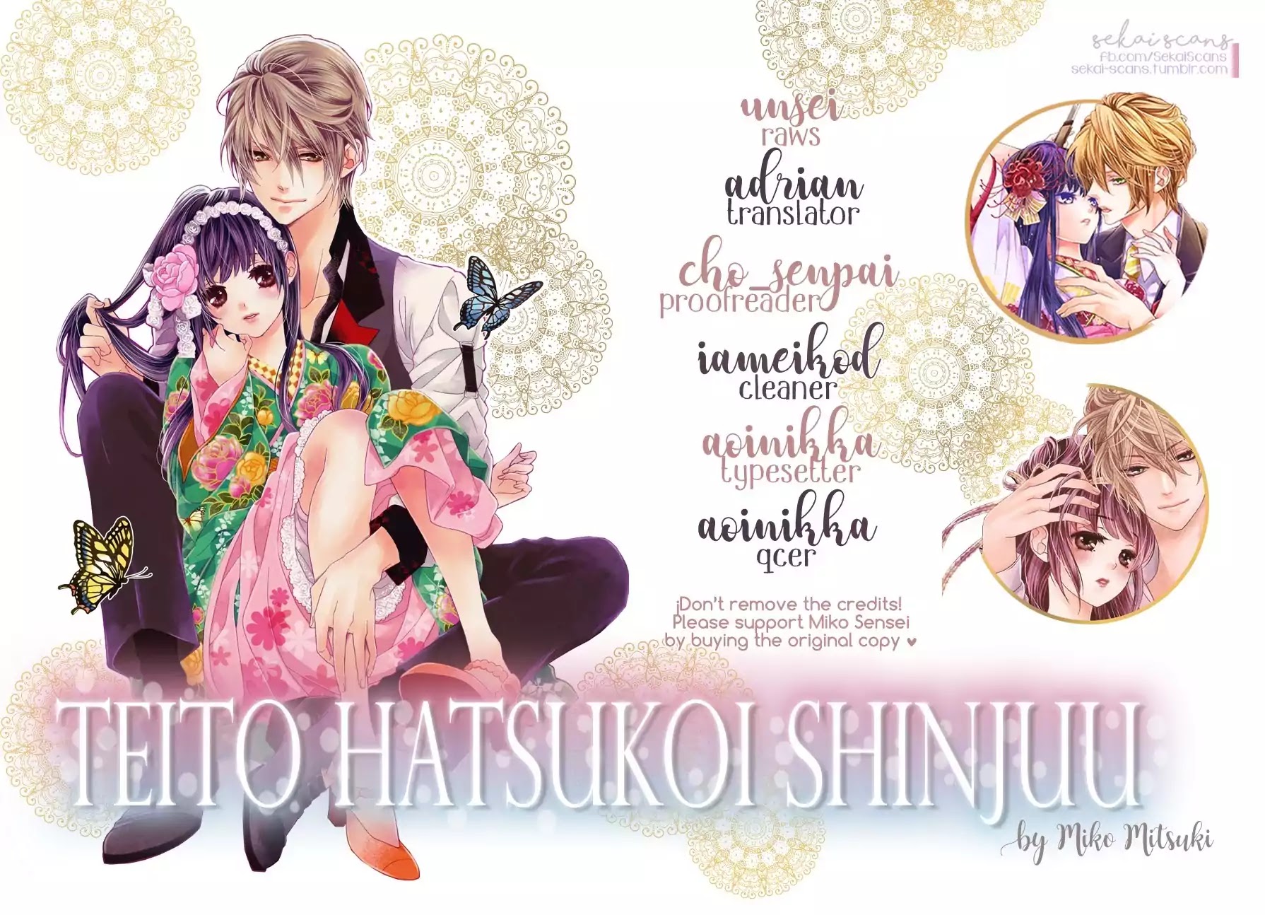 Teito Hatsukoi Shinjuu Chapter 1 page 1 - Chapter 1