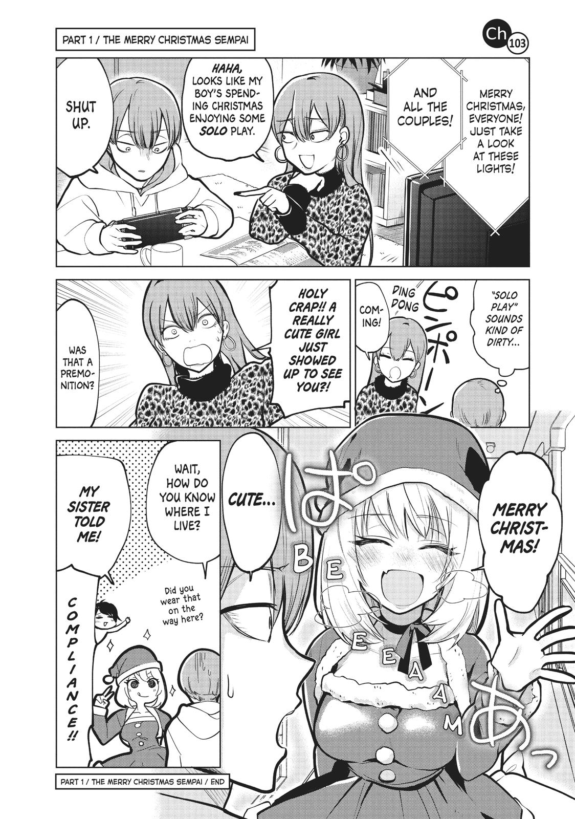 Tejina Senpai Chapter 103 page 1 - Chapter 103