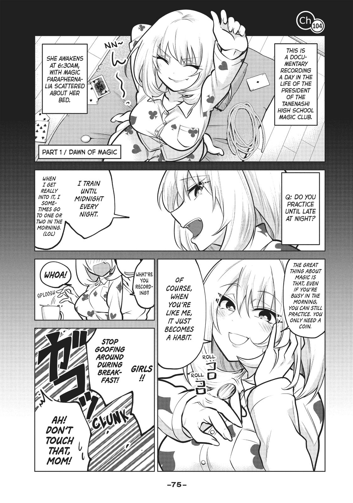 Tejina Senpai Chapter 104 page 1 - Chapter 104