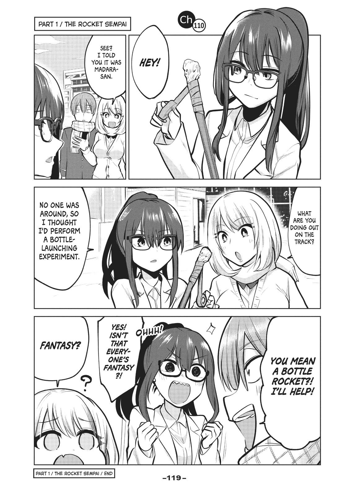 Tejina Senpai Chapter 110 page 1 - Chapter 110