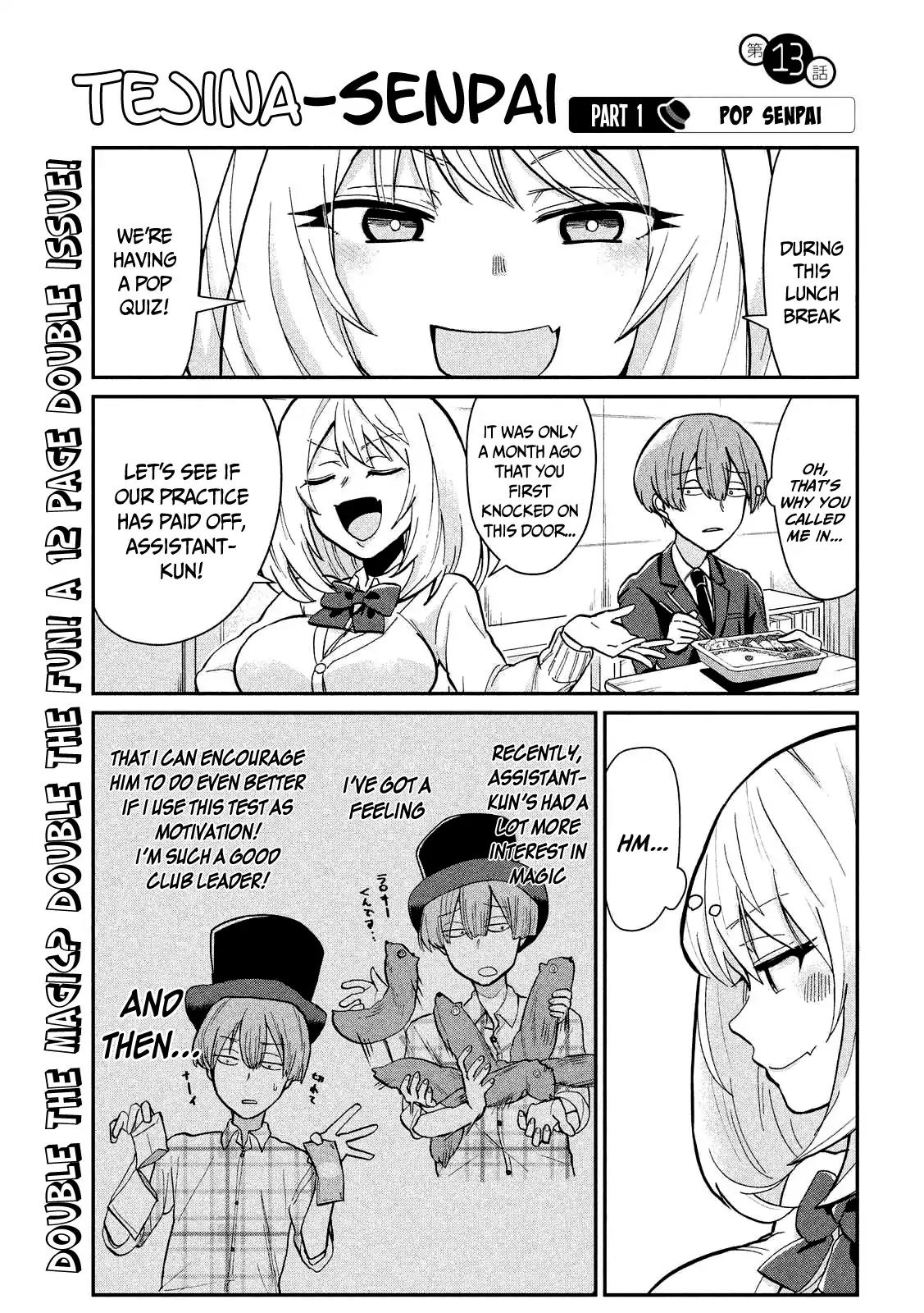 Tejina Senpai Chapter 13 page 2 - Chapter 13