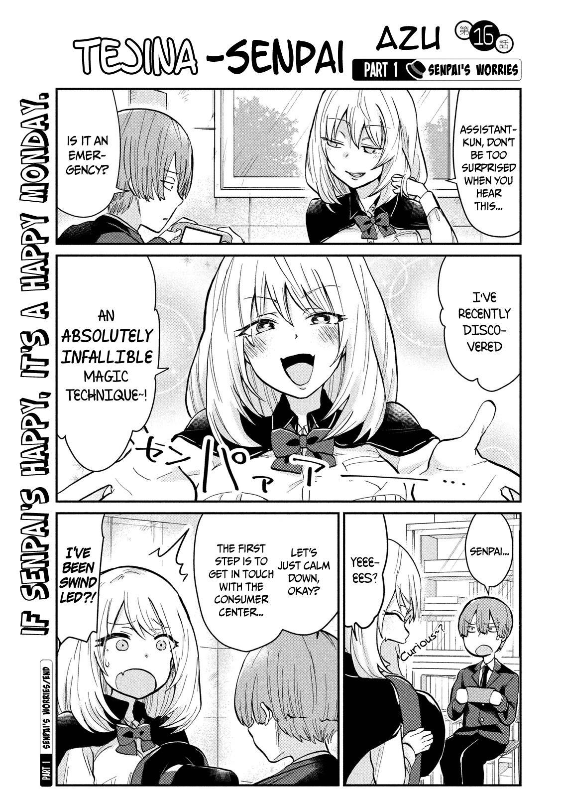 Tejina Senpai Chapter 16 page 3 - Chapter 16