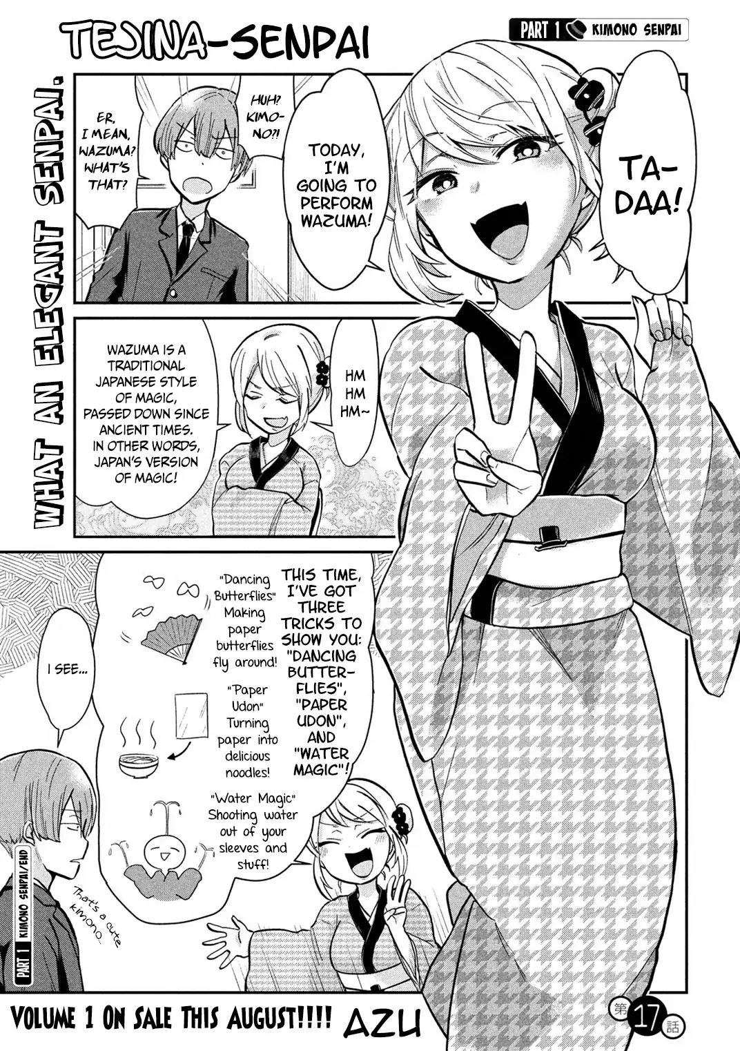 Tejina Senpai Chapter 17 page 3 - Chapter 17