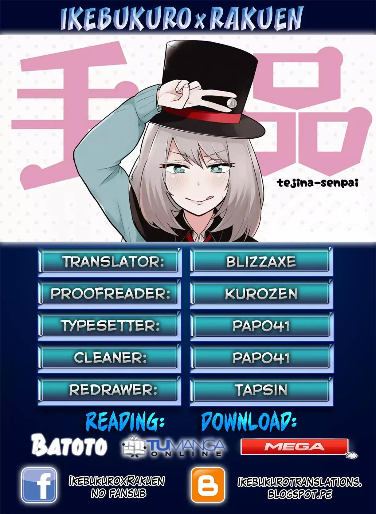 Tejina Senpai Chapter 2 page 1 - Chapter 2