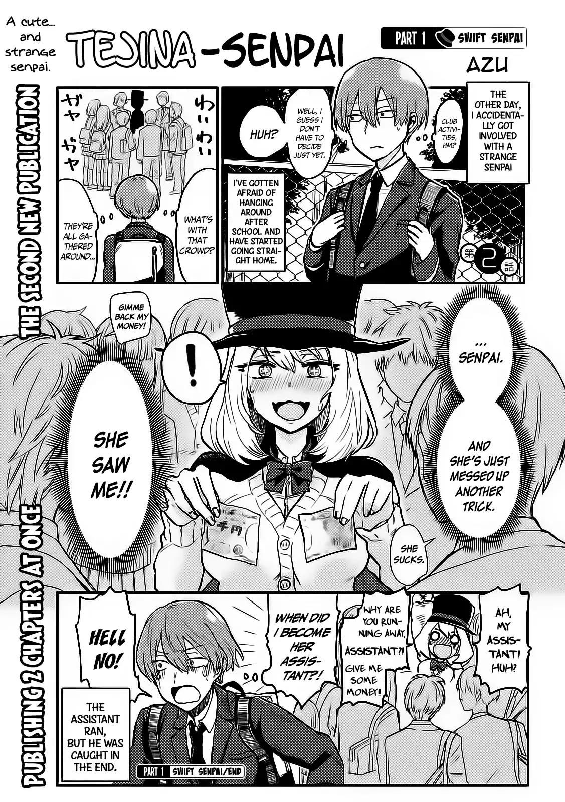 Tejina Senpai Chapter 2 page 2 - Chapter 2