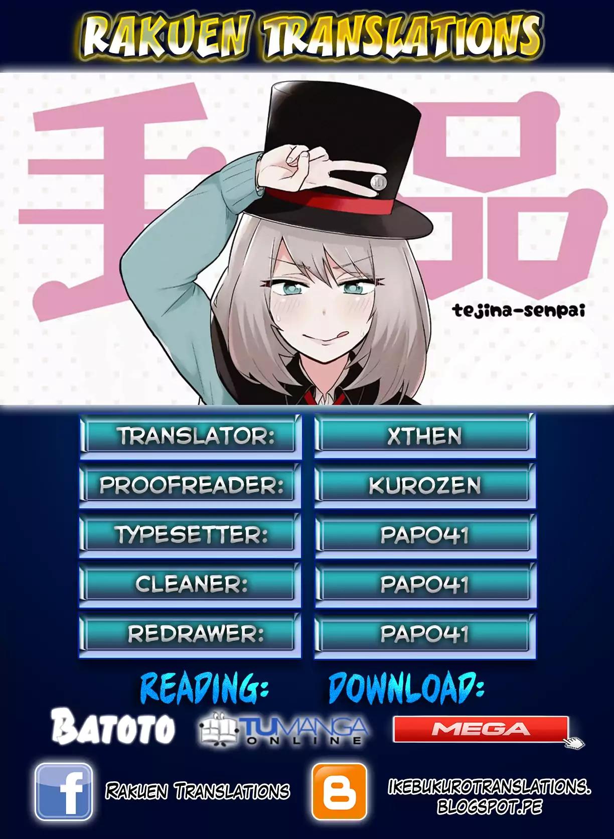 Tejina Senpai Chapter 21 page 1 - Chapter 21