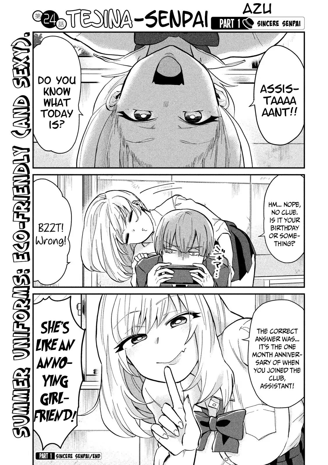 Tejina Senpai Chapter 24 page 4 - Chapter 24