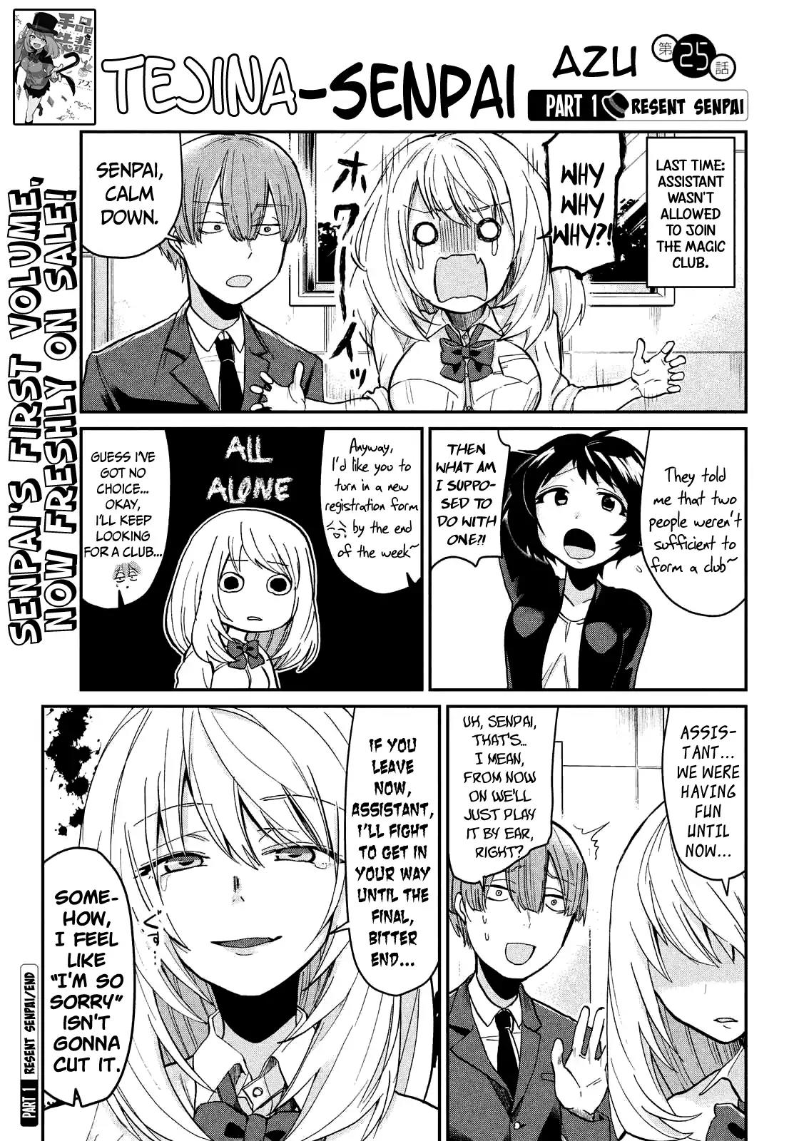 Tejina Senpai Chapter 25 page 3 - Chapter 25