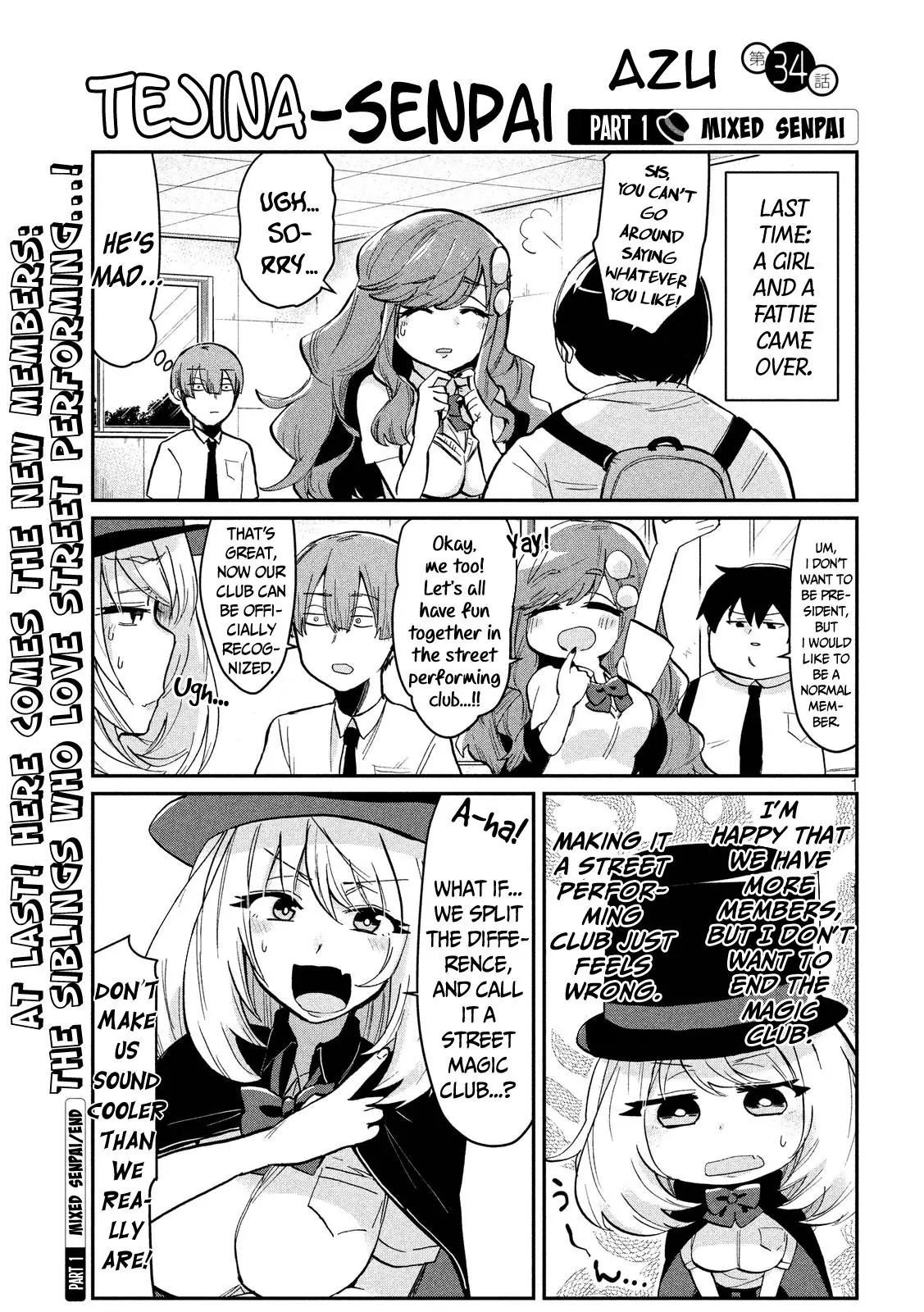 Tejina Senpai Chapter 34 page 3 - Chapter 34